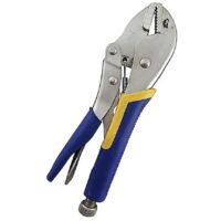 WURKO tenaza poligrip 10 cromo vanadio , Mordaza Poligrip HCR-48/51 Tamaño: 10 pulgadas.225mm- Palanca para desbloquear Tuerca de regulación de la bocaAdecuado para suj