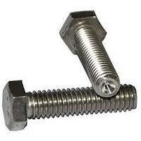tornillo de cabeza hexagonal. acero. cabeza hexagonal. din 933 metrica m-8 largo 10mm