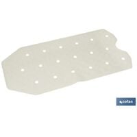 PLIMPO alfombra antideslizante con ventosas bañera/ducha blanco 36