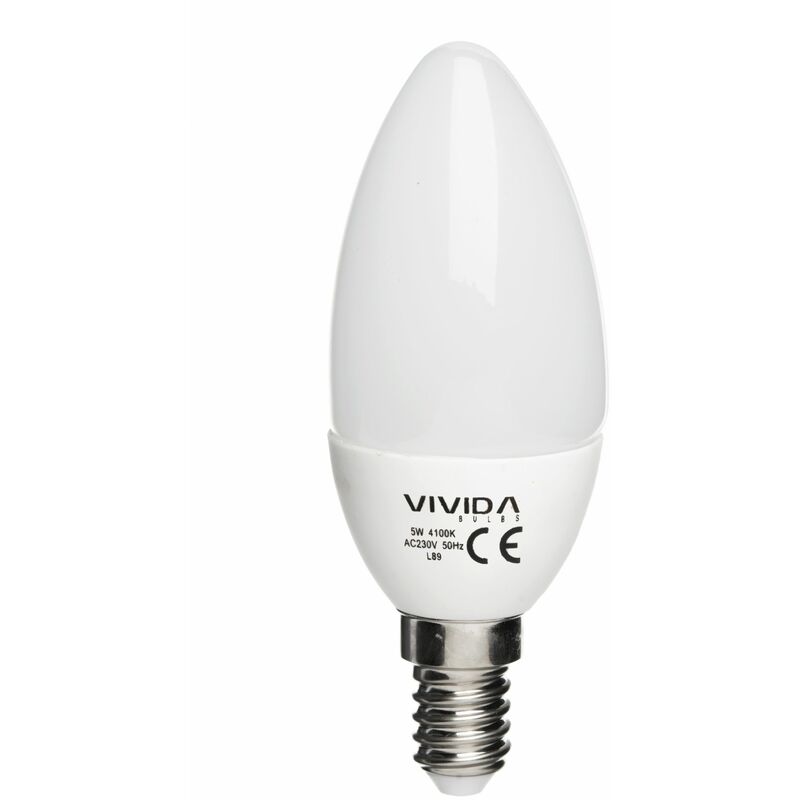 Vivida - E14 Candela LED SMD 3W 3000K (Luce Calda) 240lm