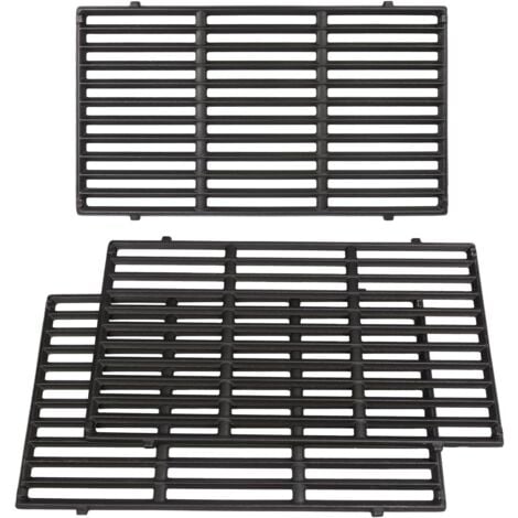 GFTIME 47,5 x 85 cm Grilles de cuisson en fonte pour Weber Genesis II 400 Series, Genesis II LX 400, Genesis ll/LX E/S-410 415 435 440 (2017 et plus), pièce détachée pour Weber 66089 66097, Lot de 3