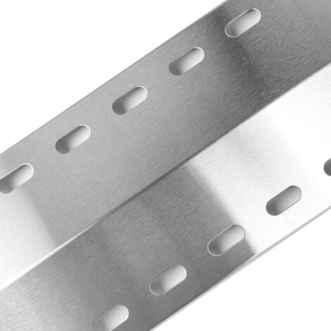 GFTIME 39,5 x 12,5 cm Diffuseur de Chaleur Universel en acier inoxydable pour Enders Kansas 3 & 4, Landmann Triton 3.1, Landmann Avalon, Landmann 12739, Lot de 4