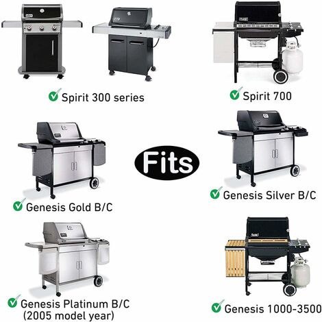 Grille De Réchauffement Acier Inoxydable 63,5cm Pour Weber Spirit/Genesis - Garde Au Chaud Aliments Barbecue
