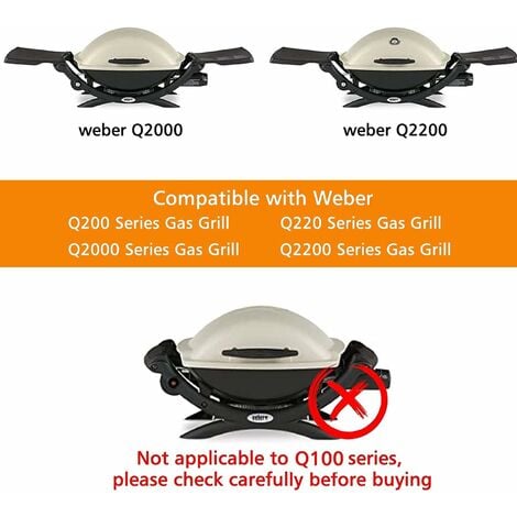 Plancha fonte pour barbecue gaz Weber Q100 et Q1000