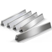 Barres Flavorizer Et Réflecteur Chaleur Weber Genesis II 300 Series - Acier Inoxydable, Compatible E-310 E-330 E-335