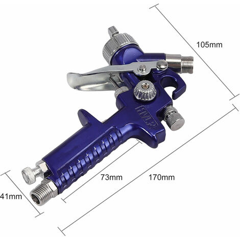 Mini pistolet à peinture - inoxydable