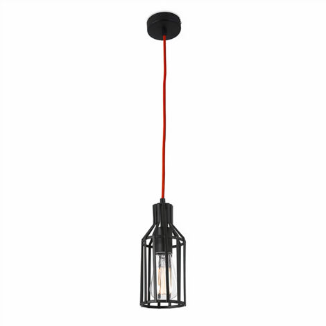 KINGPIN Pendant Light Lampe à Suspendre Japth | Noir | 3 Pins: 71 X H