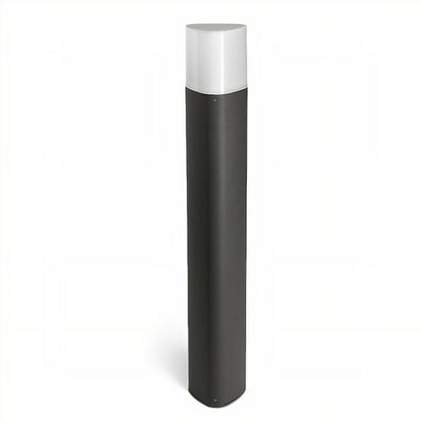 FORLIGHT Balise de Jardin Ip44 Mandela 800Mm E27 15W Gris Urbain 1500Lm