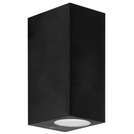 Forlight Applique Extérieure Ip44 Kubo Double Emission Gu10 8W Noir (1/2)