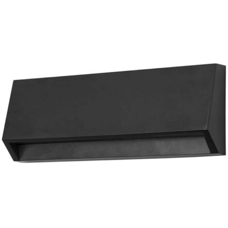 Forlight Applique Extérieure Ip65 Grove Opaque Rectangular Middle Led 2.5W 4000K Noir 170Lm (1/5)