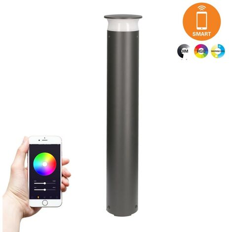 FORLIGHT Balise de Jardin Ip65 Zip Led 3.,Na.,Naw Rgb Gris Urbain 55Lm (1/5)