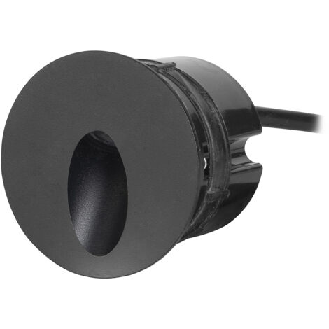 Forlight Encastrés De Mur Ip65 Icon Round Led 2.2W 3000K Noir 61Lm (1/4)