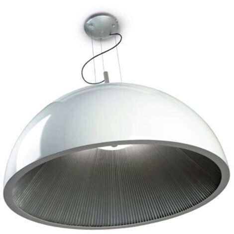LedsC4 Lampe à Suspension Umbrella Ø1000 E27 15W Argent 1500Lm