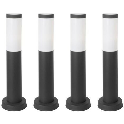 FORLIGHT Koral (4pcs) Balise de jardin extérieure étanche IP55. Acier inoxydable Urban Grey 23W. (1/5)
