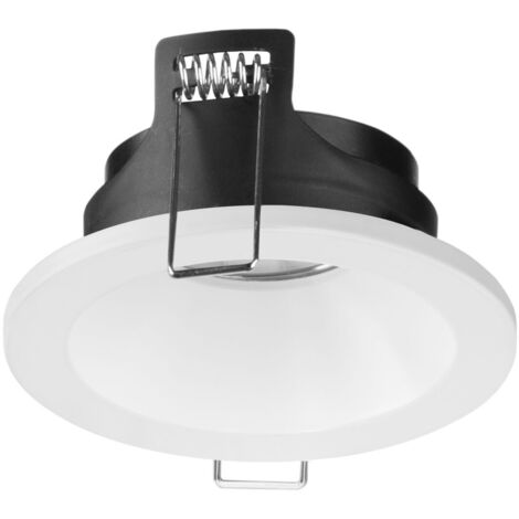 Ter - Downlight Empotrable de Techo de 90mm de Diámetro para Bombilla GU10 en Color Blanco