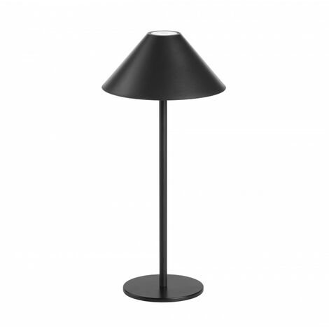 Forlight Sirina Lampe portable LED interne et extérieure. Table de charge en aluminium noir sans fil lampe chaude 3000K (1/7)