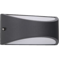 FORLIGHT Applique Extérieure Ip54 Kapa Led 8.7W 3000K Gris Urbain 444Lm