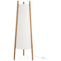 LEDS C4 Woody Lampadaire Trépied Bois de Chêne, Beige E27