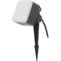 Tilt - Aplique de Pared Exterior LED Orientable con Accesorio para Foco de Jardín con Pincho