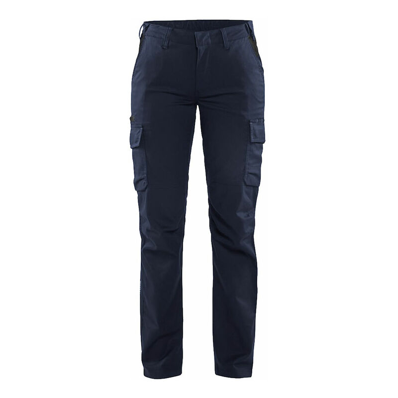 Pantalones de trabajo para mujeres Blaklader 7144 Industria Stretch - L -  Azul marino oscuro