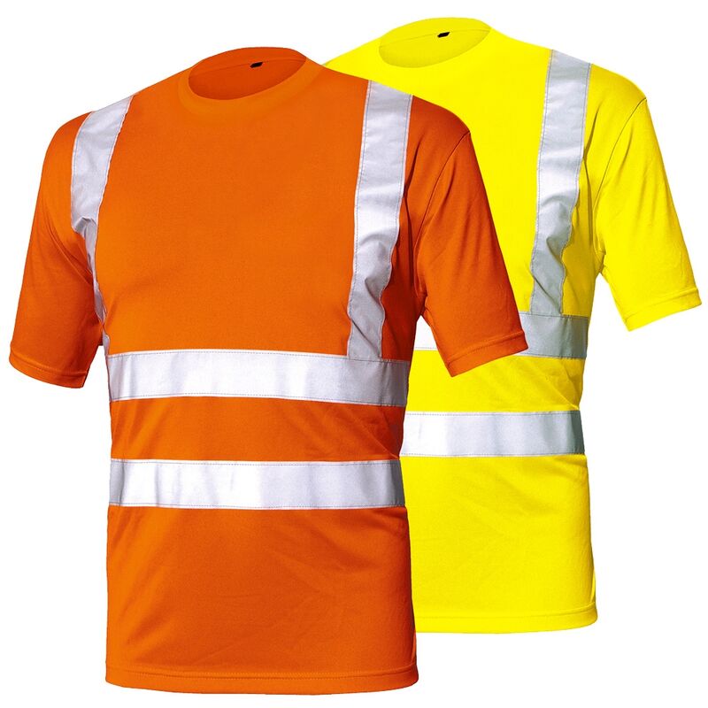 Camiseta de trabajo Industrial Starter High Visibility Basic AV 08183 - Amarillo -