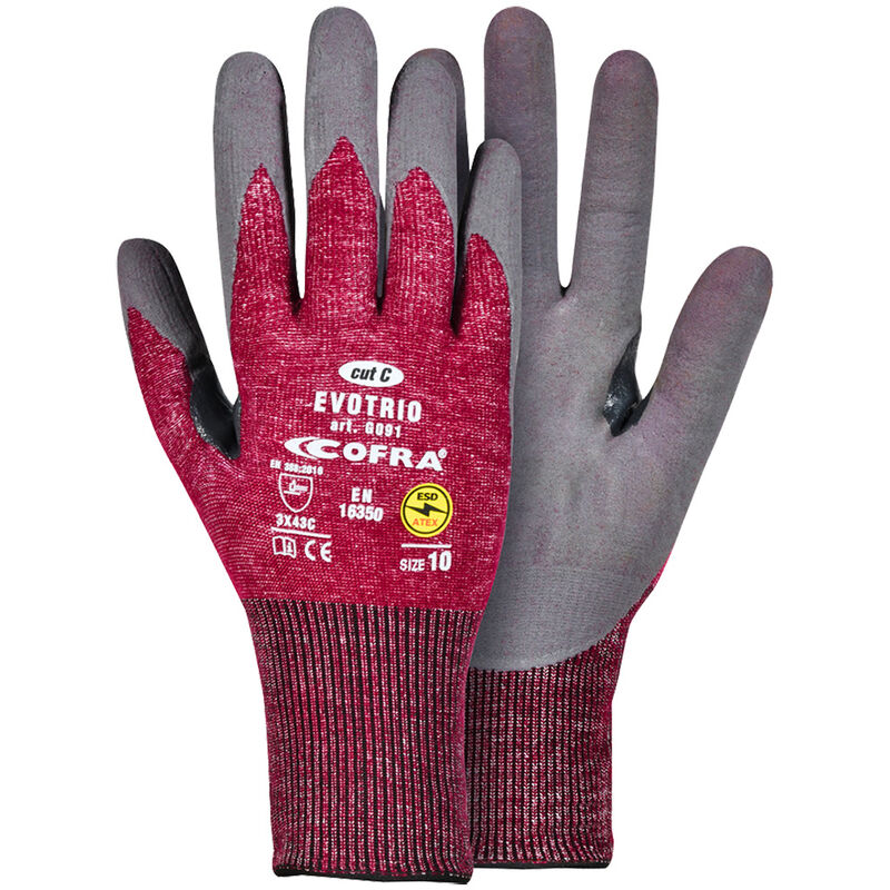 Guantes Neiro - Nitrilo Anticorte Talla L