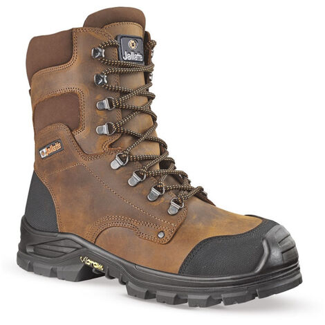 Zapatos de seguridad altos Jallatte Jalhickory SAS S3 CI HI HRO SRC - 45 (EU) - Marrone