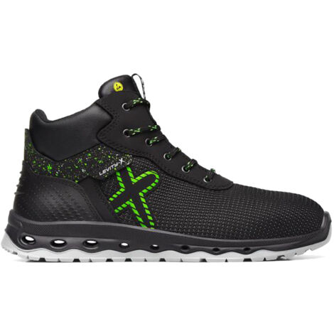 Calzado de seguridad alto Exena Saturn S3 ESD SRC - 39 (EU) - Negro /Verde (1/5)