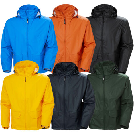 Chaqueta de trabajo impermeable Helly Hansen Voss Rain - L - Verde