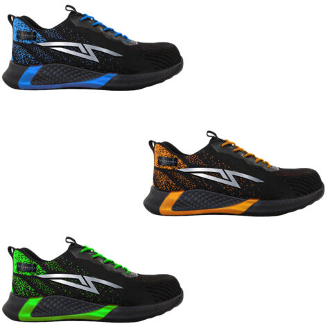 Calzado de seguridad Technosafe Neon Shock Low S3 SR ESD - 45 (EU) - Verde