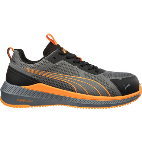 Zapatos de seguridad Puma Slide Grey/Orange Low S1PS ESD FO HRO SR Vegan - 43 (EU)