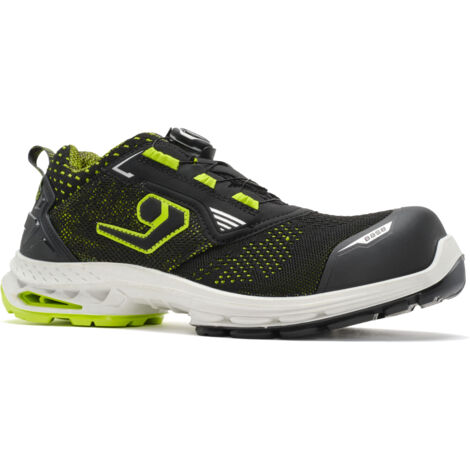 Zapatos de trabajo Base Stockholm B1708A S1PS ESD SC LG FO SR Boa - 45 (EU) - Vert / noir (1/4)