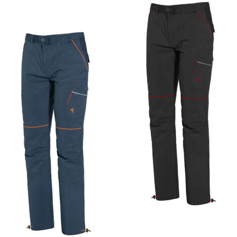 Issaline 9032B-081 Boom Softshell Pantalón de trabajo ligero Gris antracita M (1/4)