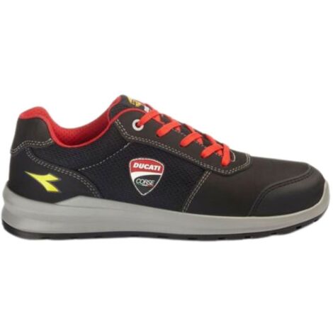 Calzado de seguridad Diadora Speedy Race Low S1PS FO SR SC Met Free - 43 (EU) - Nero