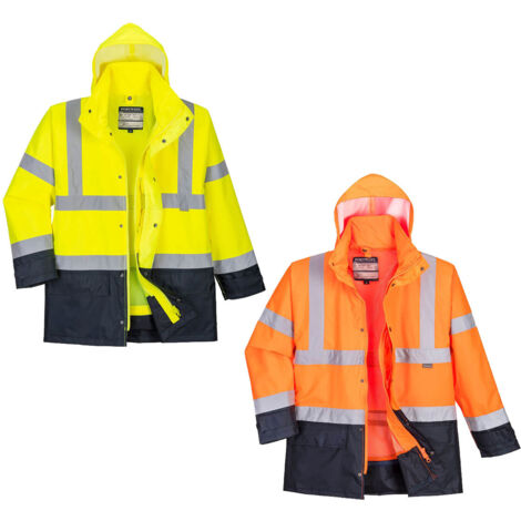 Portwest S768 Chaqueta ejecutiva 5 en 1 impermeable de alta visibilidad - XXL - Orange (1/4)