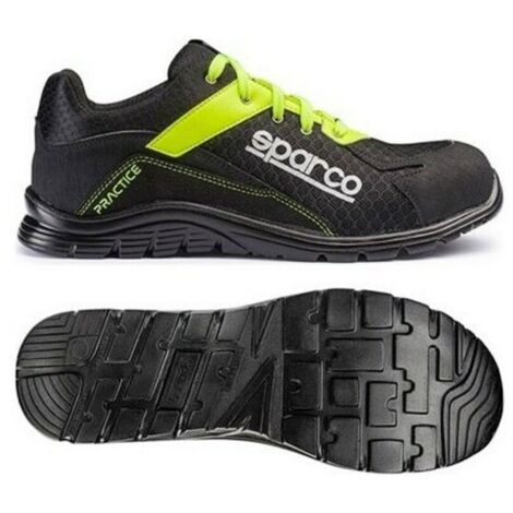 Zapatos de seguridad Sparco Practice S1P SRC - 47 (EU) - Nero/Giallo