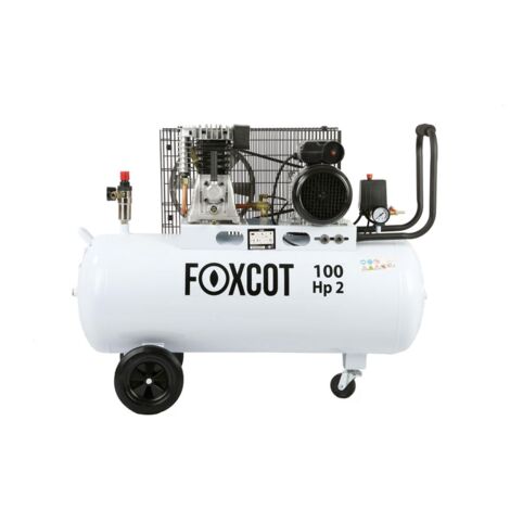 Compresor de aire 100 litros Foxcot FL100 - 5 herramientas incluidas