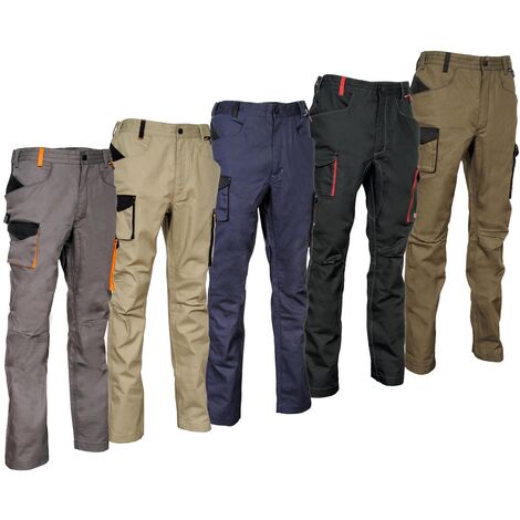 Pantalón de trabajo slim Cofra Walcourt - 46 (EU) - Cuerda (1/5)
