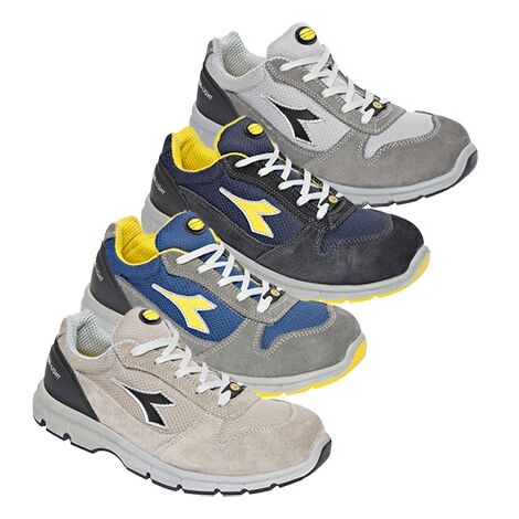 Zapatos de seguridad Diadora Run II Textile ESD LOW S1P SRC - 41 (EU) - Grigio/Blu (1/5)
