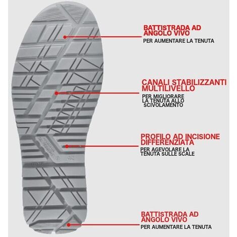 Zapatos de seguridad U Power James S3 SRC 44 (EU)