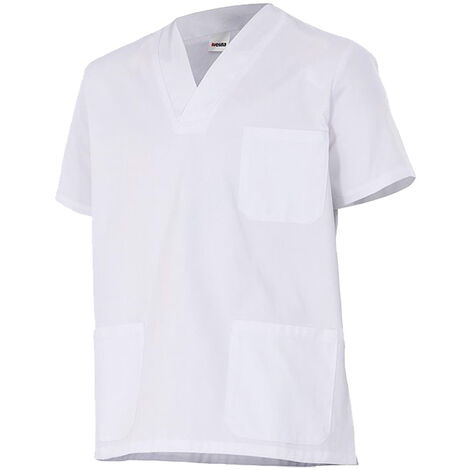 Camisola pijama sanitario manga corta Velilla 587 - XL - Bianco