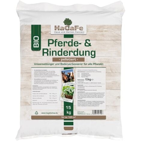 HaGaFe Pferdedung & Rinderdung Pferdemist Rindermist Organischer Universaldünger