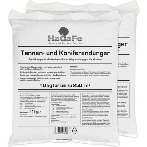 HaGaFe Tannendünger Koniferendünger Lebensbaumdünger Zypressendünger Dünger