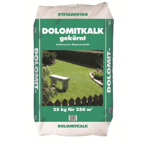 Dolomitkalk 25 kg Dolomit Rasenkalk Gartenkalk Düngekalk Kalk mit Magnesium