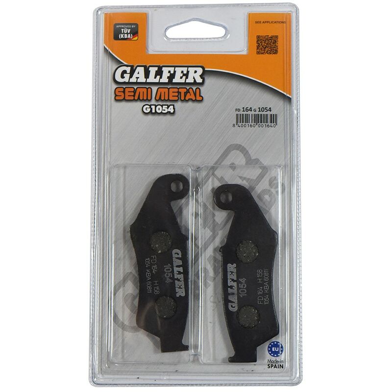 New Front Galfer Brake Pads FD164M Compatible with/Replacement for Aprilia  MXV 450 2008-2012, RXV 450 Enduro 2006-2011, Beta RR 250 Racing 2014-2016,  RR 400 2005-2014, RR 450 Factory 2011-2012 FA185
