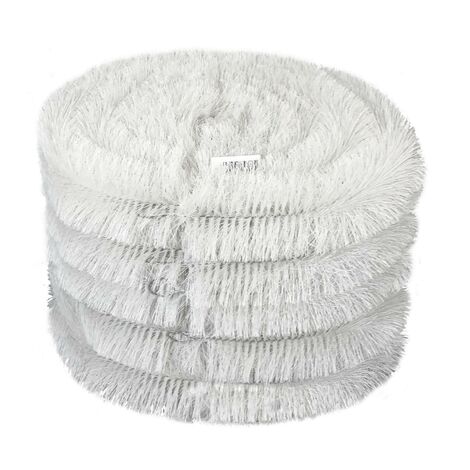 20m White Gutter Brush Leaf & Moss Guard