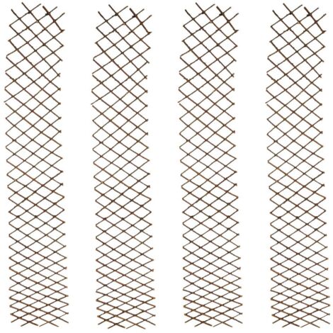 Set of 4 Expanding Willow Trellis (180cm x 30cm)