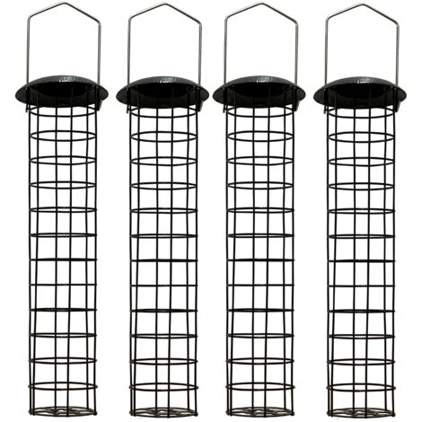 Large Hanging Fatball Bird Feeders For Selections Feeding Stations (Set of 4) (1/5)