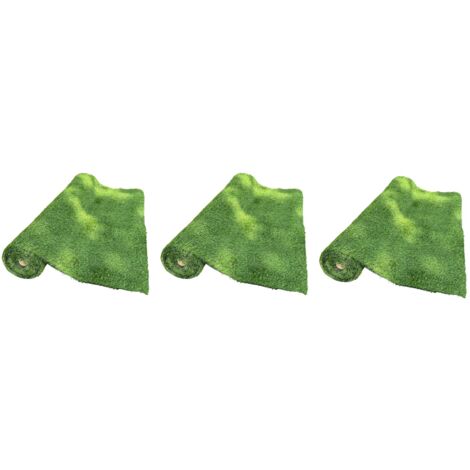 20mm Pile Artificial Lawn Grass (4m x 1m) - Pack of 3