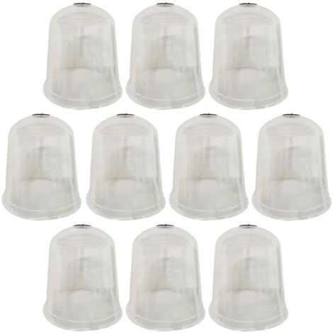 Plastic Plant Protection Bell Cloche Covers with Ground Pegs (Pack of 10) (1/5)